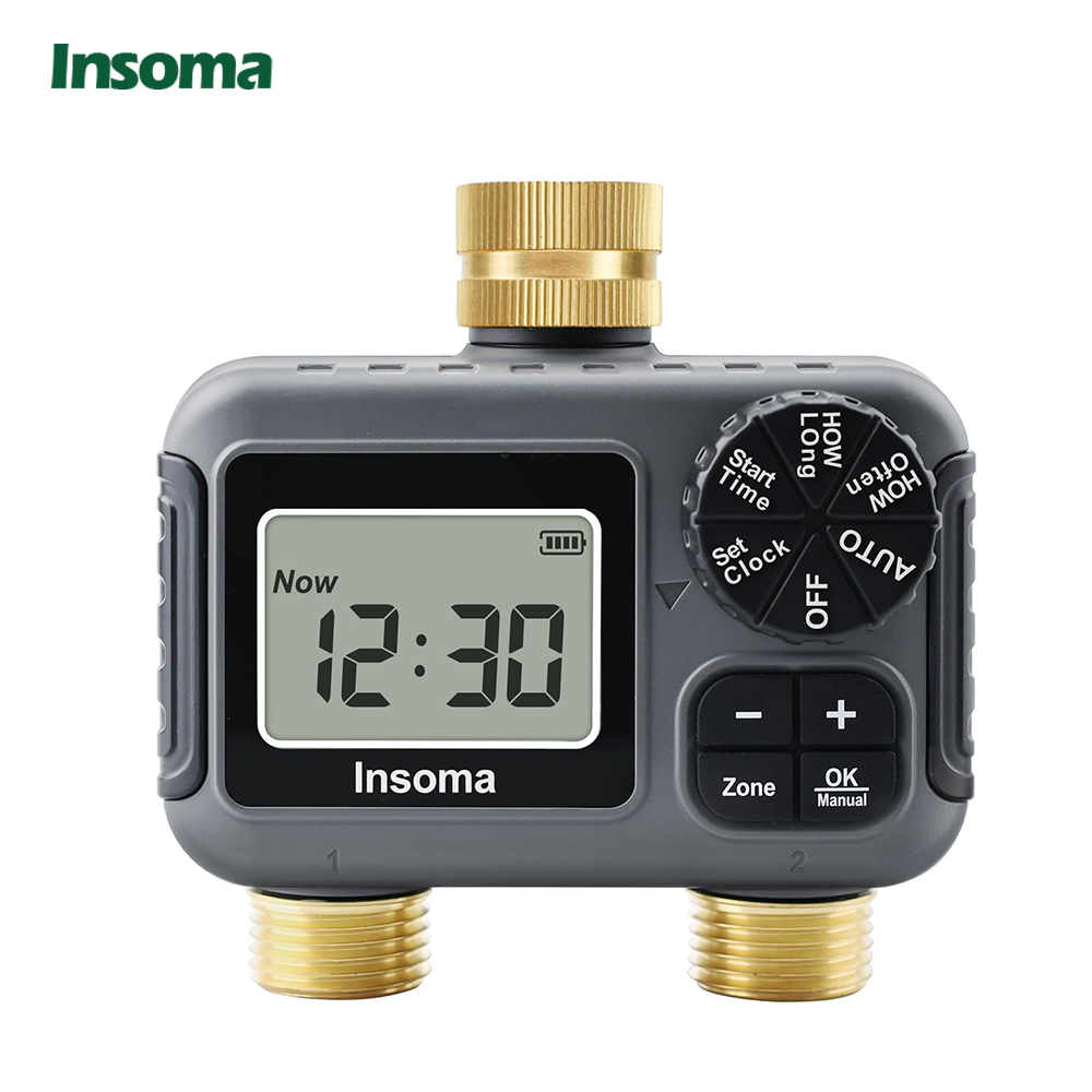 Timer Dual Outlet - منافذ مزدوجة نظام الري الذكي مؤقت