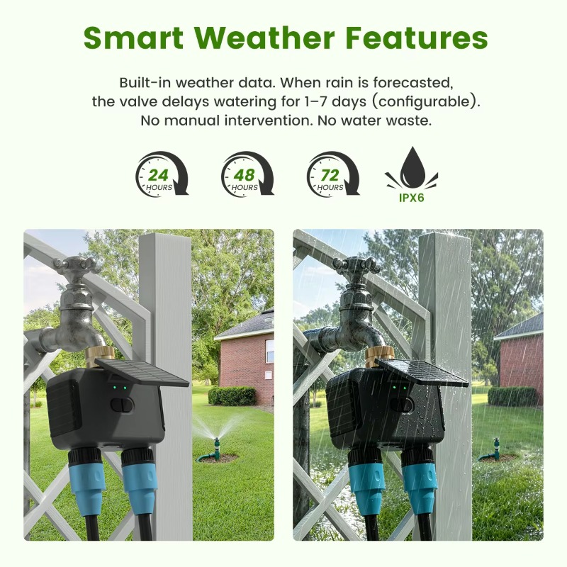 مؤقت خرطوم حديقة خارجي قابل لل - مراجعة Timer Dual Outlet وسعره